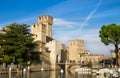 Rocca Scaligera castle in Sirmione near Garda Lake Royalty Free Stock Photo