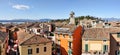 Sirmione panoramic view. Lake Garda, Italy. Royalty Free Stock Photo