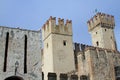 Sirmione Scaliger castle tourist resort on Lake Garda