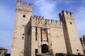 Sirmione Scaliger castle tourist resort on Lake Garda
