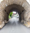 Sirokac Gate inside view, Sarajevo, Bonia and Herzegovina Royalty Free Stock Photo