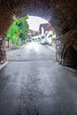 Sirokac Gate view from the inside, Sarajevo, Bonia and Herzegovina, vertical