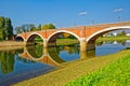 Sisak old bridge Royalty Free Stock Photo