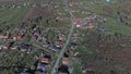 Sisak Romani village aerial