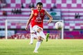 SISAKET THAILAND-OCTOBER 29: Nirut Surasiang of Army Utd.