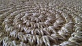 Beige sisal rug Decoration Royalty Free Stock Photo