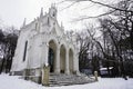 Sisi Chapel in winter Royalty Free Stock Photo