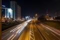 Stretching car lights with long exposure on Istanbul E-5 road