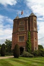 Sissinghurst Castle Tower White Clouds Blue Sky Background Royalty Free Stock Photo