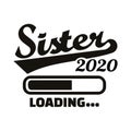 Sister loading bar 2020 Royalty Free Stock Photo