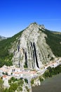 Sisteron landscape Royalty Free Stock Photo