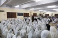 Sisters of The Missionaries of Charity at Mass in the chapel of the Mother House, Kolkata Royalty Free Stock Photo