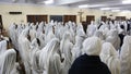 Sisters of The Missionaries of Charity at Mass in the chapel of the Mother House, Kolkata Royalty Free Stock Photo