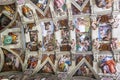 Sistine Chapel ceiling, Vatican, Rome Royalty Free Stock Photo