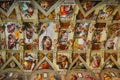 Sistine Chapel, ceiling, Vatican city, Italy Royalty Free Stock Photo