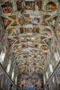 Sistine Chapel in Vatican museum Royalty Free Stock Photo