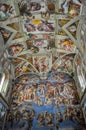 Sistine Chapel in Vatican museum Royalty Free Stock Photo