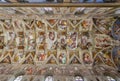 The Sistine chapel in Vatican museum in Vatican city, Rome, Italy Royalty Free Stock Photo