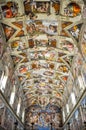 Sistine Chapel in Vatican museum Royalty Free Stock Photo