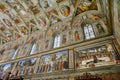 The Sistine Chapel. Former house church in the Vatican. Frescoes. The calling of Moses. Circumcision of the son of Moses. Crossing