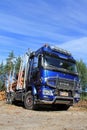 Sisu Polar Logging Truck and Blue Sky