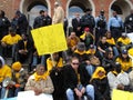 Sit Down Protest Royalty Free Stock Photo