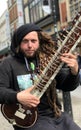 Sitar busker