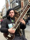 Sitar busker