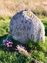 Clan Fraser headstone at Culloden near Inverness in the Scottish Highlands