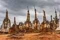 The Shwe Inn Dein Pagoda, Shan State, Myanmar Royalty Free Stock Photo