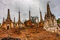 The Shwe Inn Dein Pagoda, Shan State, Myanmar Royalty Free Stock Photo