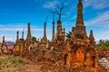 The Shwe Inn Dein Pagoda, Shan State, Myanmar Royalty Free Stock Photo