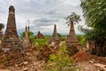 The Shwe Inn Dein Pagoda, Shan State, Myanmar Royalty Free Stock Photo