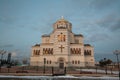 Site of Crimea, Saint Vladimir`s cathedral - symbol of Hersones in Sevastopol Royalty Free Stock Photo