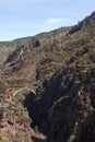 Site of the gorges of Daluis, france Royalty Free Stock Photo