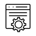 Html Isolated Vector icon which can easily modify or edit