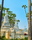 The sites of Bagaya Monastery, Ava, Myanmar Royalty Free Stock Photo