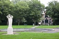 Site of Saint Boniface in Dokkum, the Netherlands Royalty Free Stock Photo