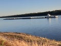 Ohio river barge life Royalty Free Stock Photo