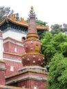 Site of Sumeru Temple at the Wanshou Longevity Hill, Summer Palace, Beijing, China Royalty Free Stock Photo