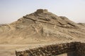 The site of Towers of Silence Dakhma is the famous historical Royalty Free Stock Photo