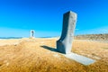 The `Site Transitoire` place of passage sculpture near Siena, Italy