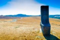 The `Site Transitoire` place of passage sculpture near Siena, Italy