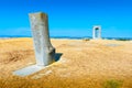 The `Site Transitoire` place of passage sculpture near Siena, Italy