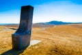 The `Site Transitoire` place of passage sculpture near Siena, Italy