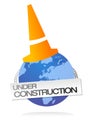 Site under construction clip art Royalty Free Stock Photo
