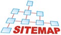 Sitemap Royalty Free Stock Photo