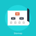 Sitemap Royalty Free Stock Photo