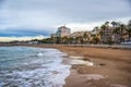 Small resort town Sitges, in the suburbs of Barcelona