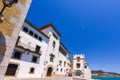 SITGES, CATALUNYA, SPAIN - JUNE 20, 2017: The building of the museum Marisel de Mar. Copy space for text. Royalty Free Stock Photo
